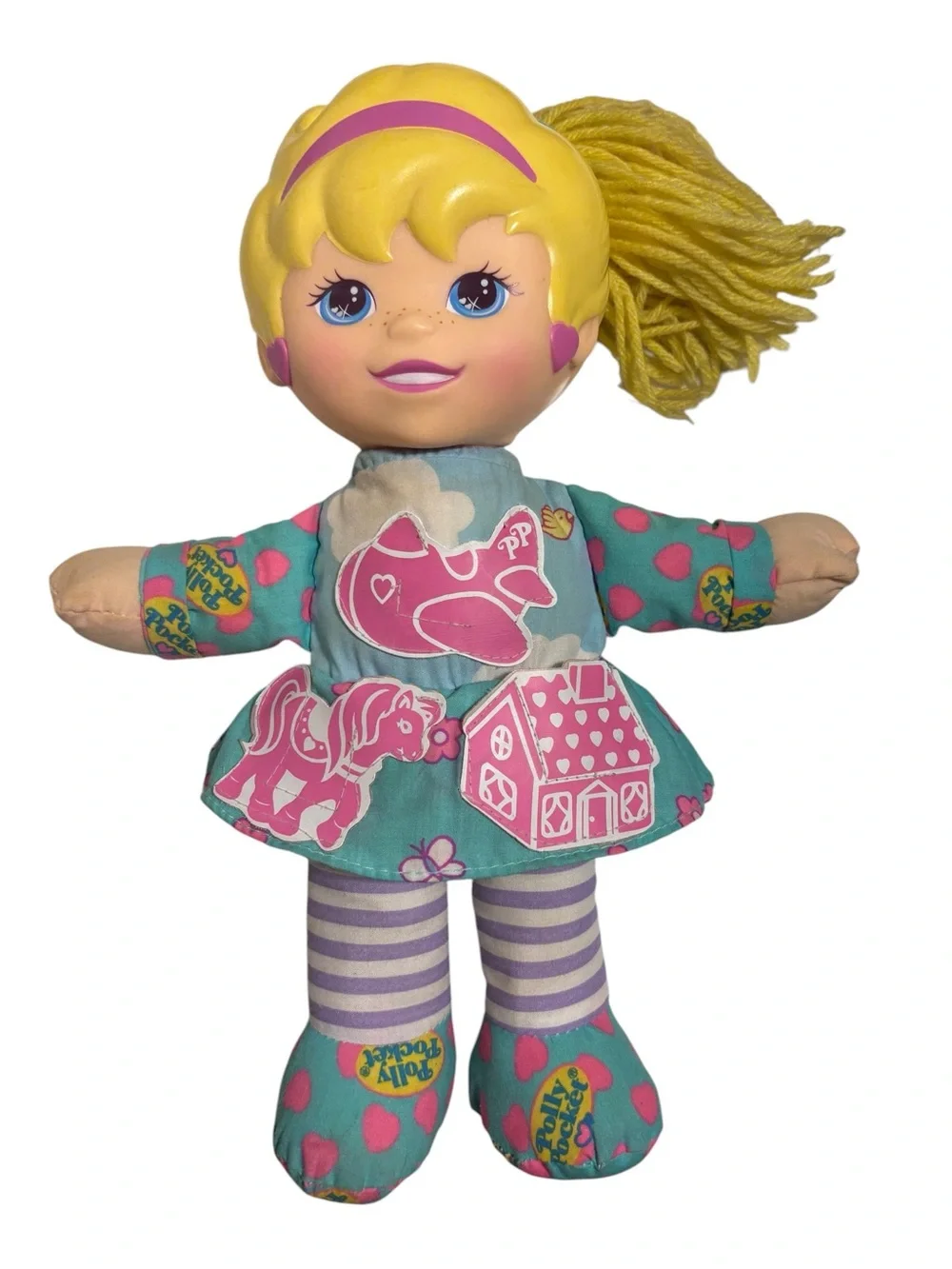 Polly Pocket Vintage 1995 Blue Bird Plush Doll